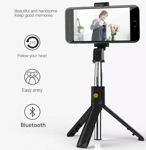 Perche A Selfie Pour Smartphone Bluetooth Trepied Sans Fil avec Télécommande - Photo 2 sur 10