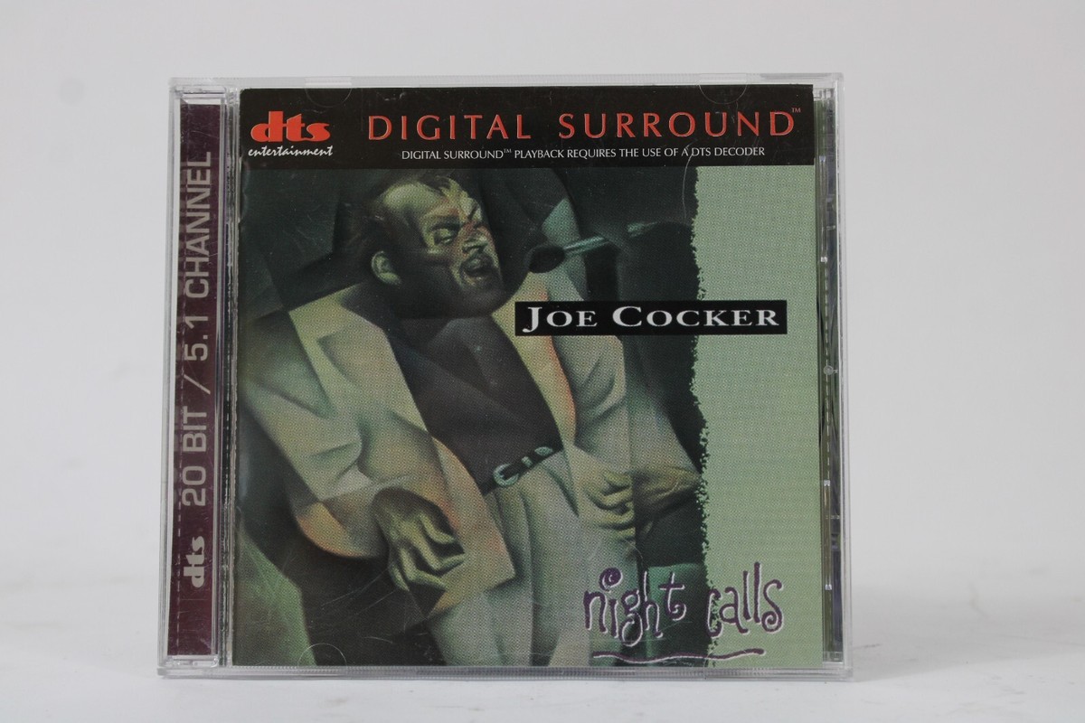 Joe Cocker Night Calls DTS 5.1 Surround Sound OOP Rare Mint