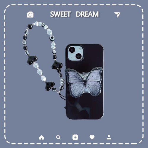 Butterfly Für iPhone 7/8 11 12 13 Pro X/XS XR Case Hülle Schutzhülle Handy Band - 第 11/11 張圖片