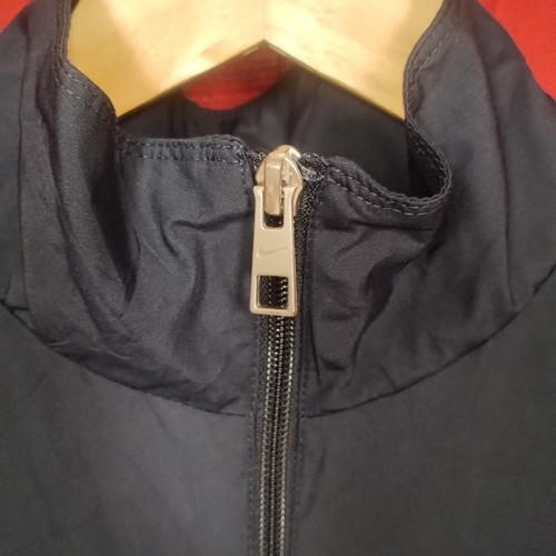 Nike Training Running Top Jacket Size M Dark Navy Blue Red Full Zip Polyester - Picture 3 of 24