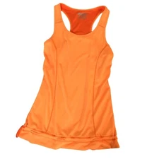 LAYER 8 Orange Athletic Tank Women Quick Dry Sporty Racerback S