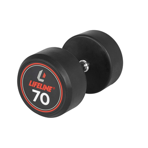 Livslinje Pro Round Rubber Dumbell - Flera viktalternativ Livslinje Pro Round Rubber Dumbell - Flera viktalternativ