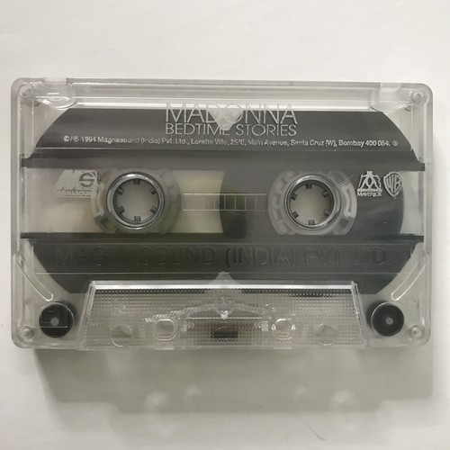 Rare Madonna Bedtime Stories India 1994 Cassette Tape Magnasound Tested - Imagen 9 de 11