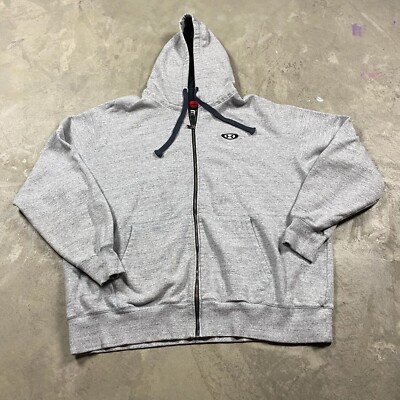 UNDER ARMOUR Full Zip XXL Hoodie Sweatshirt Heavyweight Gray Embroidered  Logo