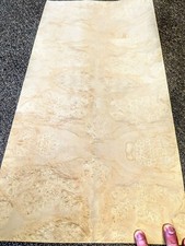 Ash Burl White wood veneer 13" x 25" with paper backer 1/40" thickness AA+ grade