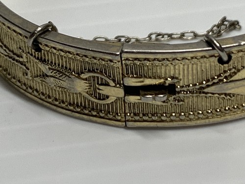 Bracciale Whiting & Davis tono oro 7,5 pollici - Foto 13 di 13