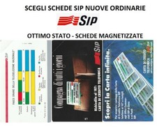 SCEGLI SCHEDE TELEFONICHE NUOVE ORDINARIE(CTG-CI-F0-BIANCHE-ROSSE-PROTOTIPI-SIDA