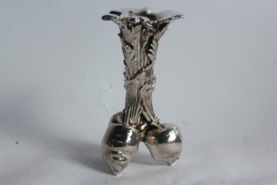 CHRISTOFLE en ligne Vase aux trois carottes bronze argenté (58960)