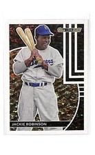 2024 Topps Update Series - Jackie Robinson Black Gold #BG-20 Brooklyn Dodgers