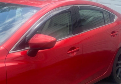 AVS Smoke 3M In-Channel Rain Guards Set Vent Visors for 2013-2021 Mazda 6 Sedan
