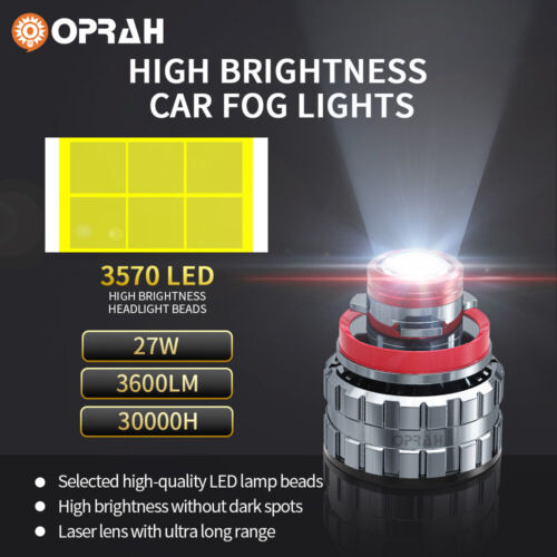 2X LED Laser Scheinwerfer Birne Strahler Projektor Auto Nebelscheinwerfer KFZ Lampe - Bild 4 von 21
