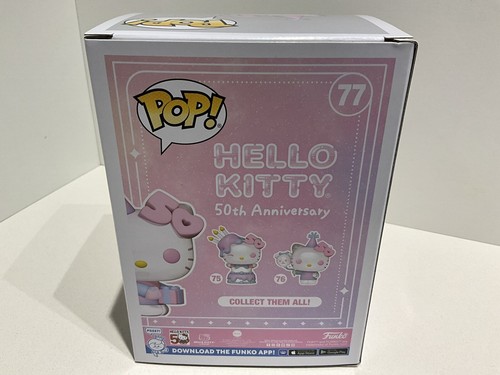 FUNKO POP HELLO KITTY 50TH ANNIVERSARY #77 GLITTER FUNKO EXCLUSIVE - Picture 3 of 7