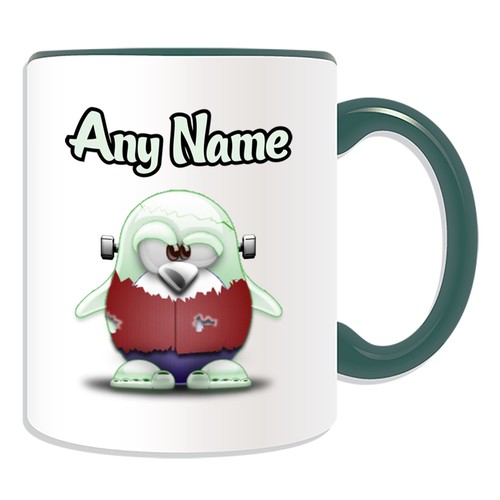 Personalisierte Geschenk Frankenstein Monster Pinguin Tasse Spardose Tasse Film Held Film - Bild 12 von 20