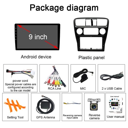 64GB For 1998-2003 Honda Accord Android 13 Apple Carplay Car Stereo Radio Navi - Bild 5 von 21