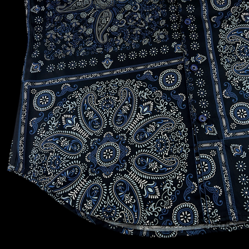 Robert Graham Geometric Paisley Tribal Bold Short Sleeve Sport Shirt $248 Large - Picture 11 of 15