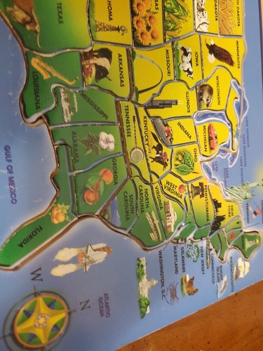 Melissa and Doug United States Of America Puzzle - Picture 4 of 5