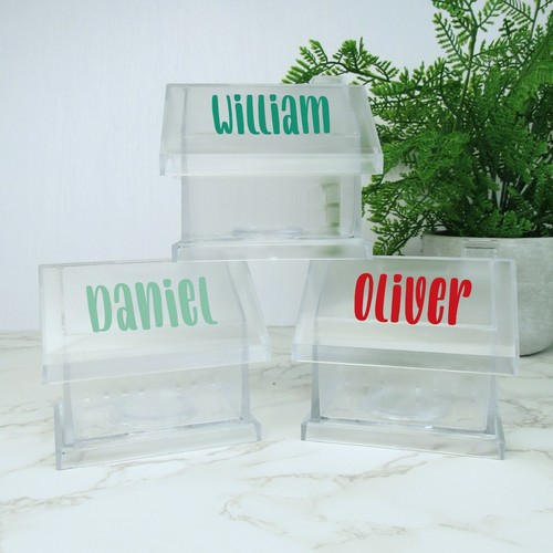 Caja de dinero personalizada en forma de casa transparente monedas niños ahorro niños alcancía - Imagen 22 de 26