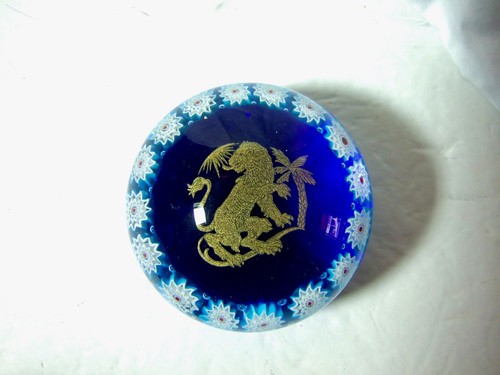 Millefiori Glas Briefbeschwerer Fratelli Toso Sternzeichen RAR signiert - Bild 2 von 3