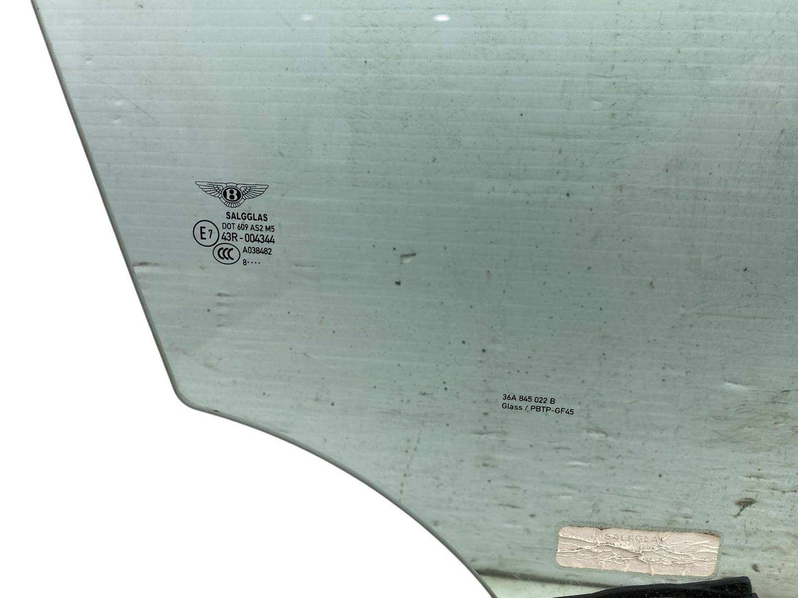 2016 2017 2018 2019 2020 BENTLEY BENTAYGA OEM RH FRONT RIGHT DOOR WINDOW GLASS