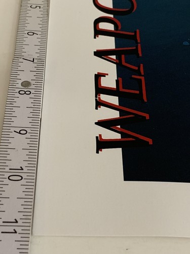 Weapon X Wolverine Poster signiert 17 x 11 Zoll - Bild 6 von 7