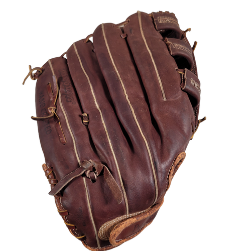K3997 Guanto da baseball MacGregor mano destra lancio pelle sterzo a grana intera - Foto 2 di 6