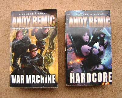ANDY REMIC Combat K Books #1 War Machine #3 Hardcore Paperbacks | eBay