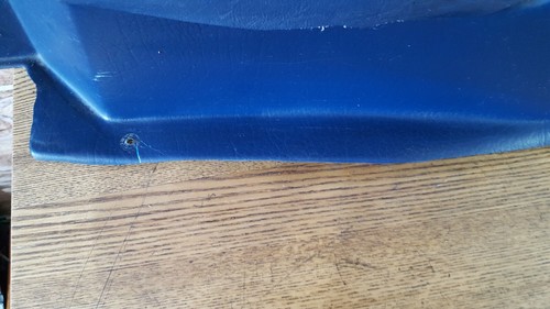 RELIANT SCIMITAR GTE 3.0 V6 SE6A (1976–80) DRIVERS REAR TRIM IN BLUE - Picture 6 of 9