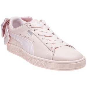 pink puma bow shoes