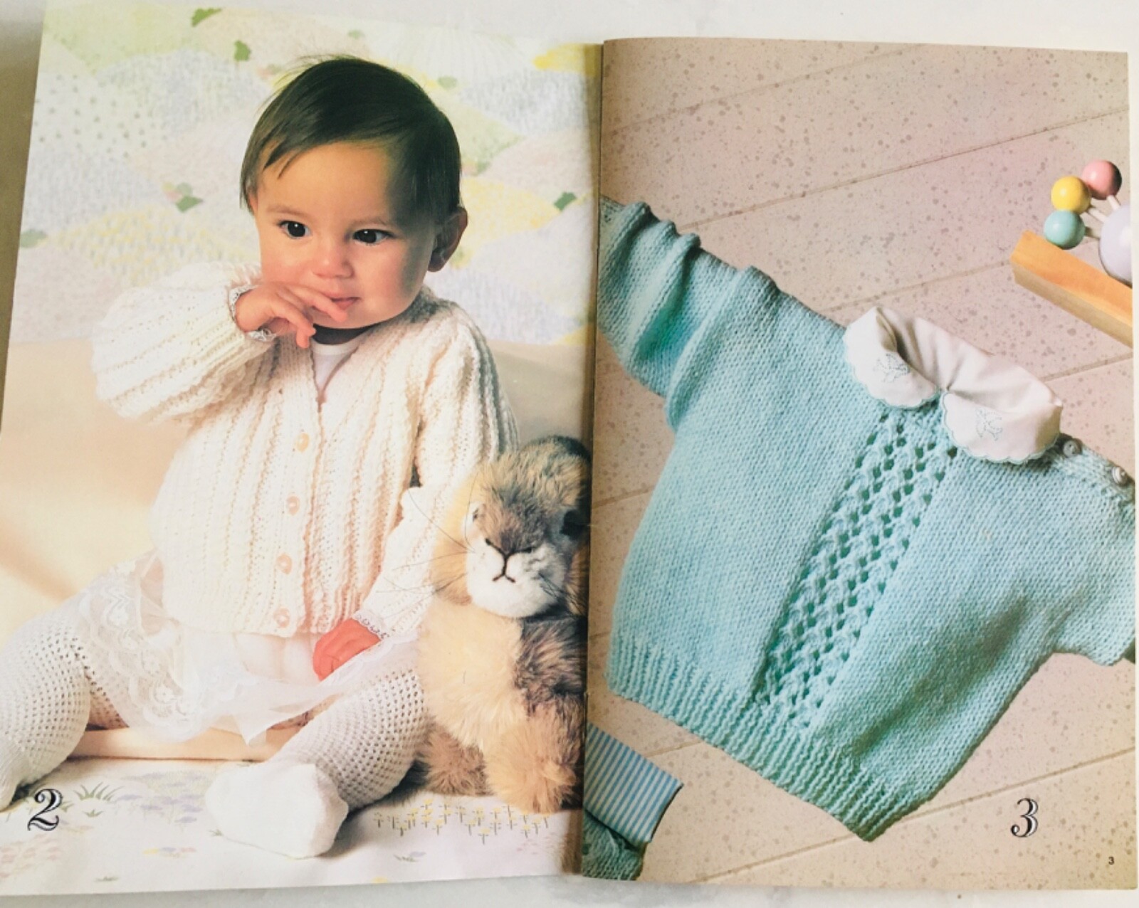 Vintage Patons Beehive Book 478 WEE WONDERS (1986) Baby Knitting ...