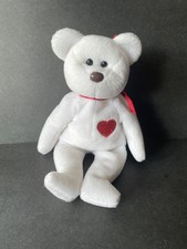 White for sale online Ty Beanie Babies Valentino the Teddy Bear 1994