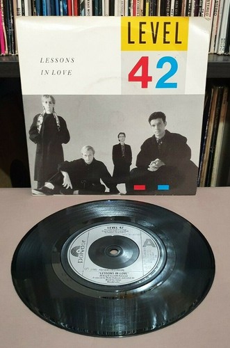 Level 42 Lessons In Love / Hot Water 1986 UK 7" POSP 790