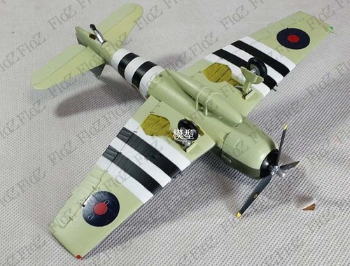 WWII F6F Hellcat HMS Emperor 800 Sqn 1944 1/72 finished plane Easy model - Picture 6 of 6