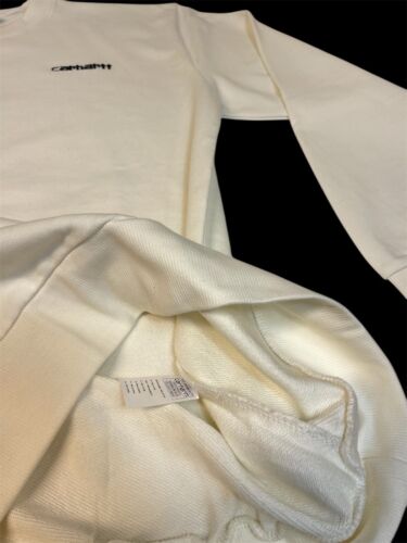 Sudadera Carhartt Locker Sweat Pullover Jumper - Para hombres M,XL,XXL en Blanco Crema - Imagen 5 de 5