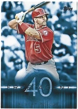 2015 Topps Free Agent 40 #F40-1 Albert Pujols - Los Angeles Angels