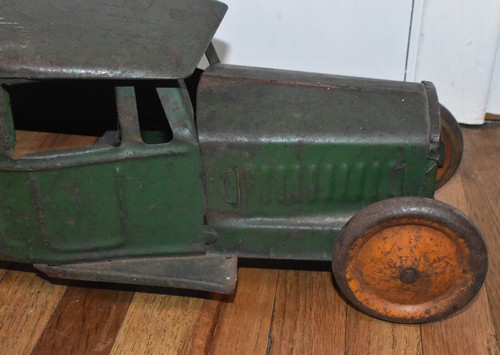 RARE STEEL CRAFT Vintage 1920s Inter City Bus Pressed Steel Craft Toy Vehicle - Picture 6 of 12