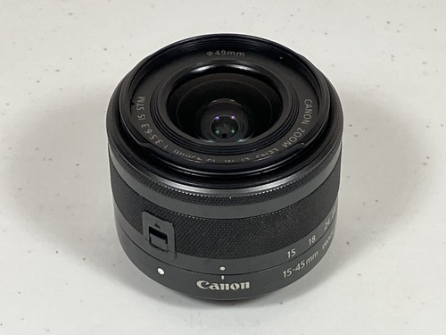 Canon EF-M 15-45mm f/3.5-6.3 IS STM Zoom Lens - ALMOST WORKING (READ MORE)