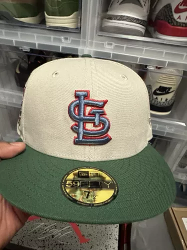 Size 7 1/2 - hat club New Era 59fifty St. Louis Cardinals Final Season Patch NWT