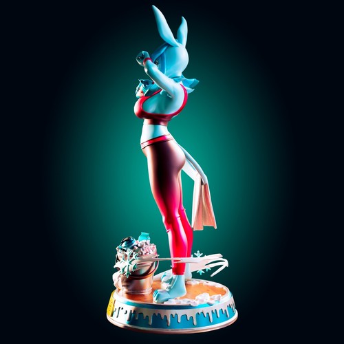 Fitness Trainer Glaceon Furrymon 1/7 Scale Figure Resin Model Garage Kit - Picture 7 of 19