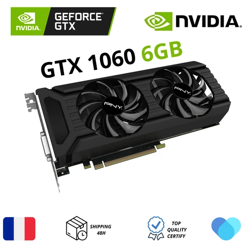 Carte Graphique PNY NVIDIA GeForce GTX 1060 6 Gb Go GDDR5