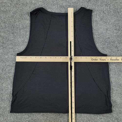 Gap Tank Top Shirt Women's Small Black GapFit Activewear V-Neck Sleeveless Knot - Picture 9 of 12
