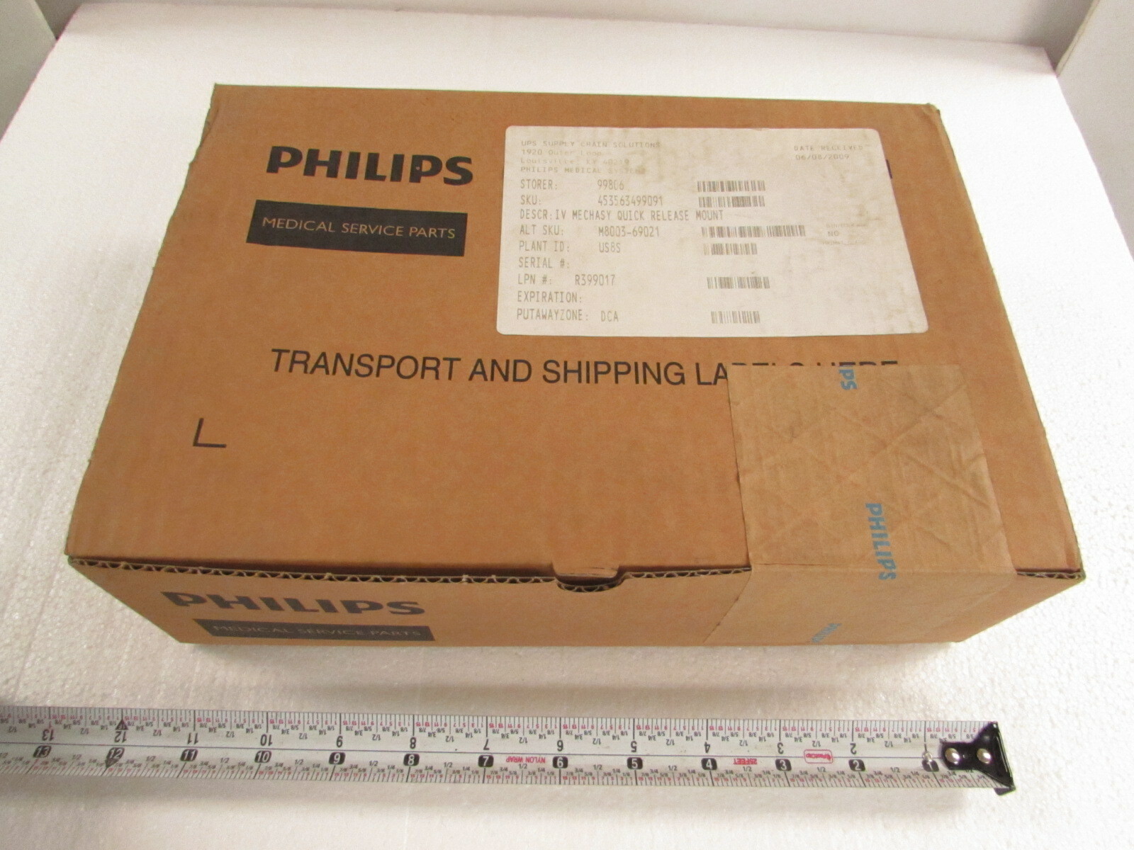 PHILIPS M8003-69021 453563499091 NEW QUICK RELEASE MOUNT **NIB 