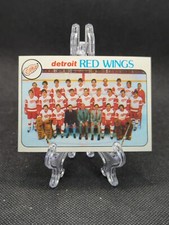 1978-79 Topps Detroit Red Wings Team Checklist Hockey Card #197
