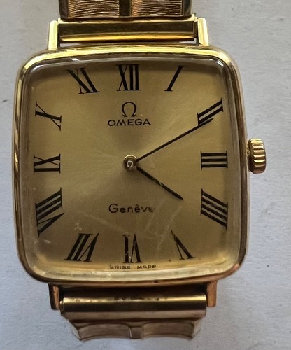 Mens Omega Geneve Gold Tone Watch Hand-Wind - Picture 2 of 9