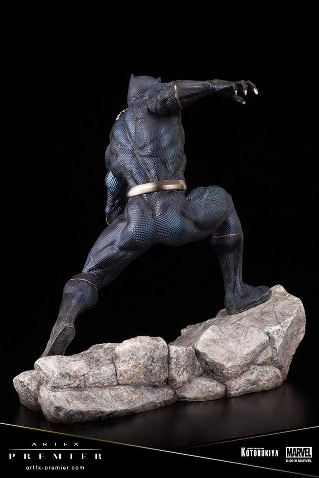Estatua Premier Artfx Black Panther de Marvel Foto 4 de 4