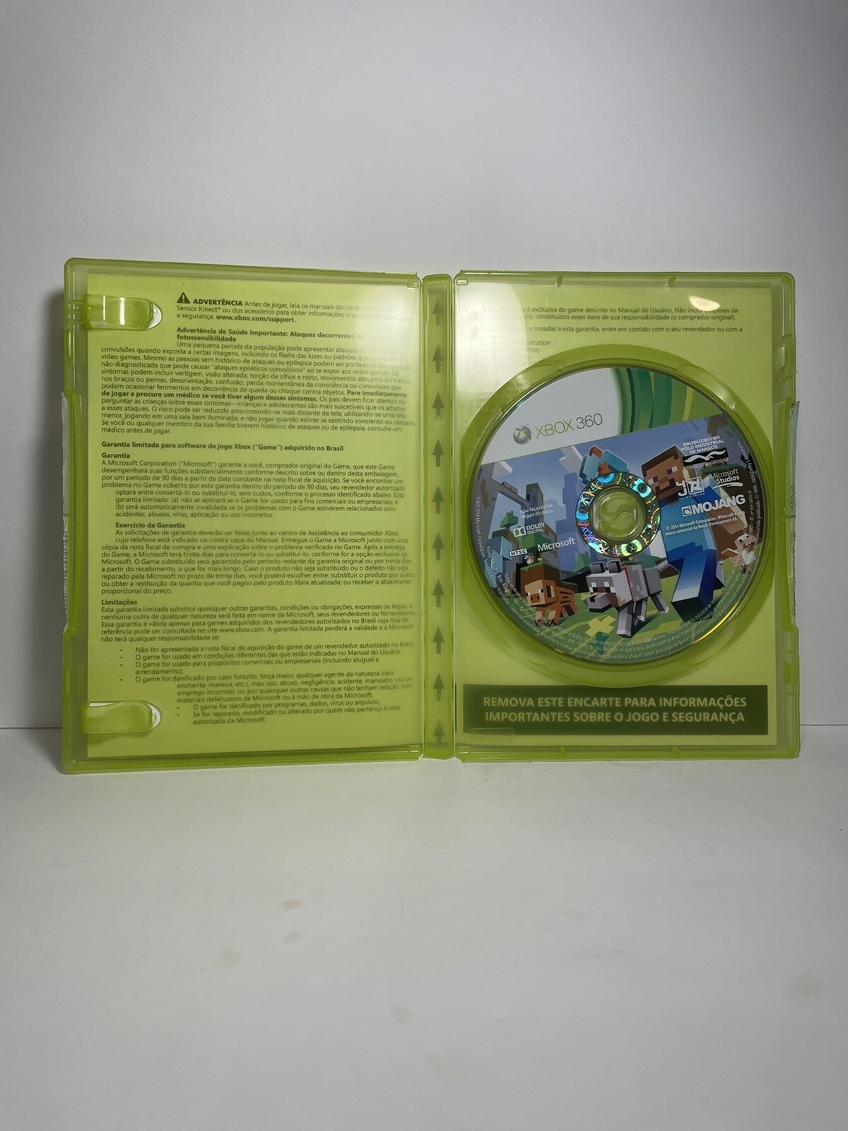 Minecraft Xbox 360 Edition (2013), in Portuguese, completely in Portugues  885370606508