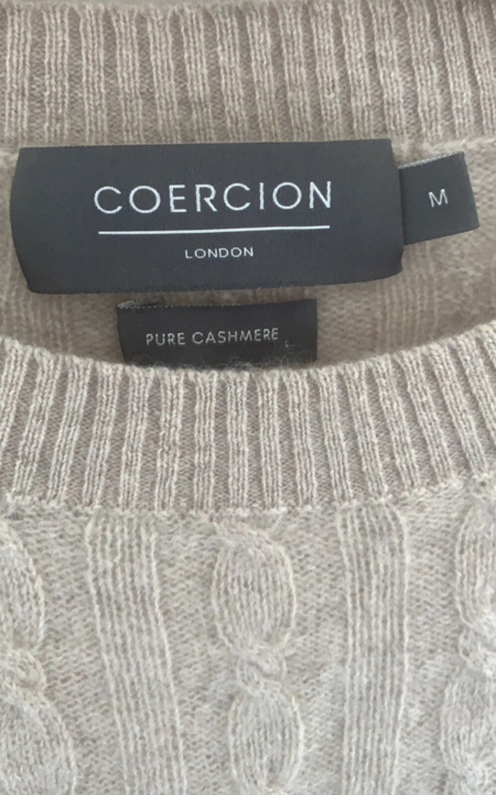 Coercion 100 Cashmere Jumper size M Smart Casual eBay