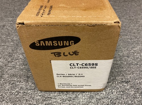 Genuine Samsung CLT-C659 Cyan Toner for CLX 8640 8650 - 20,000 pages - Picture 3 of 3