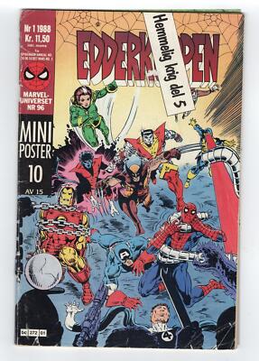 1984 MARVEL SUPER HEROES SECRET WARS #5 & AMAZING SPIDER-MAN ANNUAL #18 NORWAY