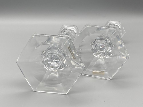 Vintage Lead Crystal Two Candle Sticks Holders - Picture 7 of 9