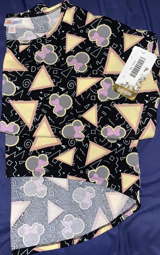 Neu mit Etikett LuLaRoe Disney Irma Tunika Shirt Bluse Minnie Mouse Dreiecke - Größe XS - Bild 2 von 5